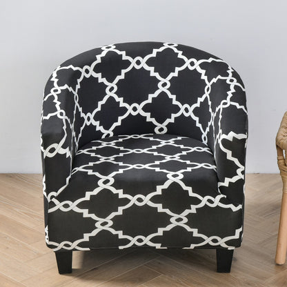 Elastic Round Spandex Non-Slip Single Sofa Cover – Universal Stretch Armchair Slipcover