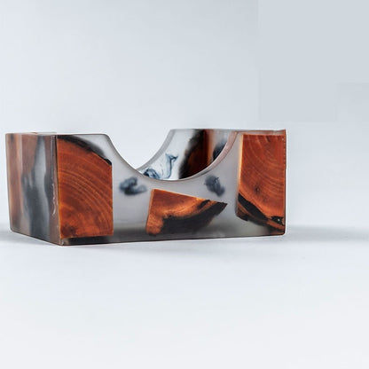 Resin Pine Coaster Set – Insulated Teacup & Mug Coaster