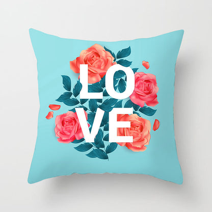 Fruit Print Home Decor Sofa Cushion Cover – Fun Colorful Throw Pillow Case for Living Room