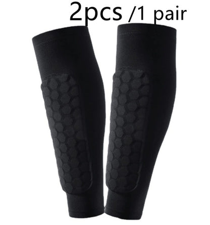 Men's Honeycomb Shank Protection Socks – Anti-Collision Non-Slip
