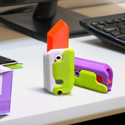 3D Gravity Carrot Fidget Knife – Fun Stress Relief Toy for Kids & Adults