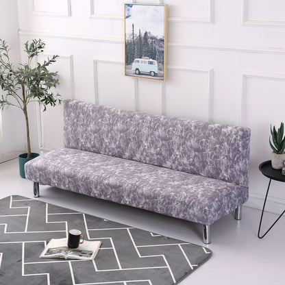 No-Armrest Folding Sofa Bed Cover – Universal Stretch Slipcover for Armless Sofa Beds