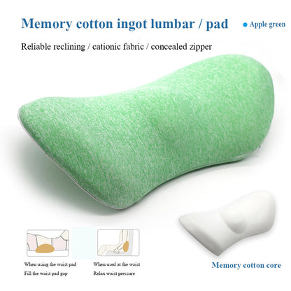Lumbar Support Pillow for Side Sleepers – Relieves Hip, Coccyx & Sciatica Pain | Car & Office Seat Cushion