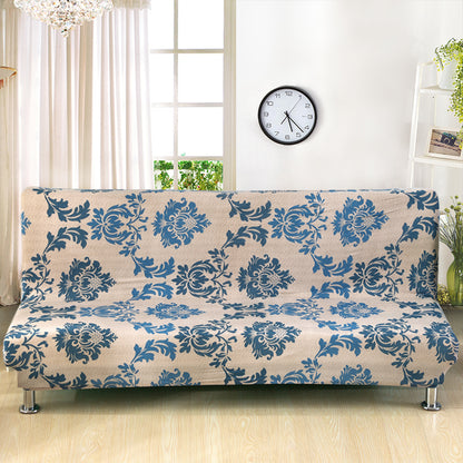 No-Armrest Folding Sofa Bed Cover – Universal Stretch Slipcover for Armless Sofa Beds