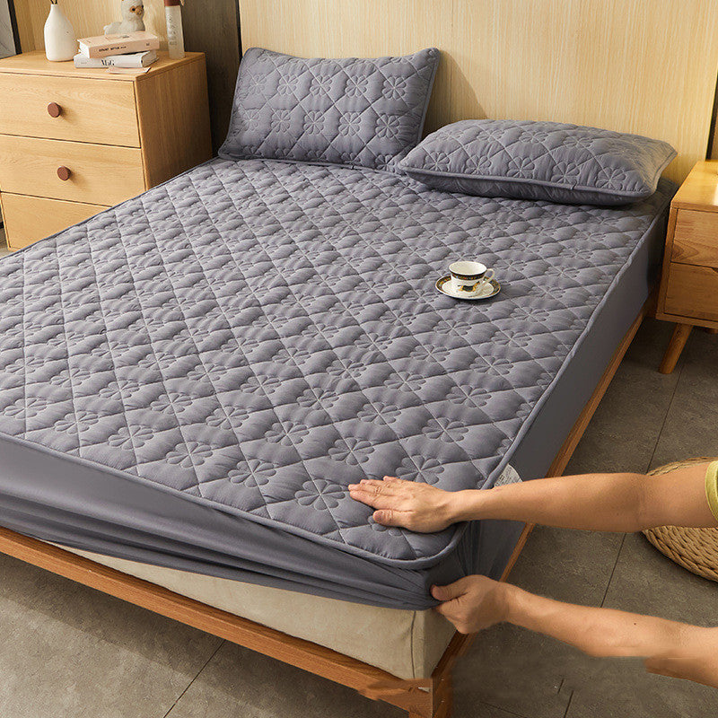 Brushed Cotton Fitted Sheet – All-Inclusive Dust Protection Mattress Cover