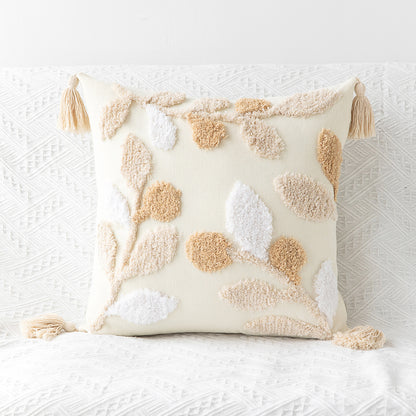 Bohemian Geometric Tufted Pillowcase – Decorative Cushion Cover for Sofa & Home Decor