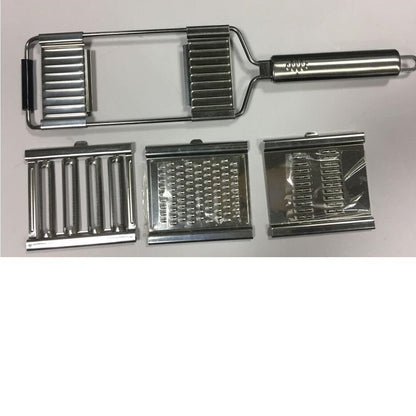 Stainless Steel Grater, Vegetable Slicer & Fruit Peeler – Multi-Function Kitchen Tool