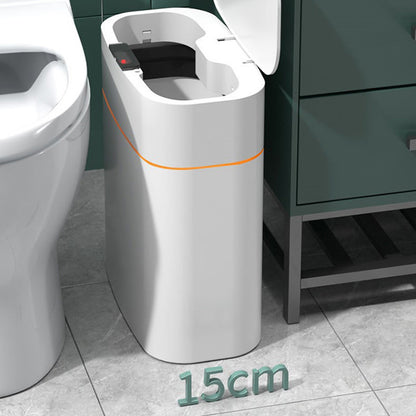 Smart Sensor Trash Can with Lid – Auto Open, UV Sterilization & Odor Control