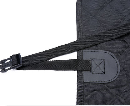 Dog Car Seat Cover – Mesh Hammock with Zipper, Safety Belt & Waterproof Protection