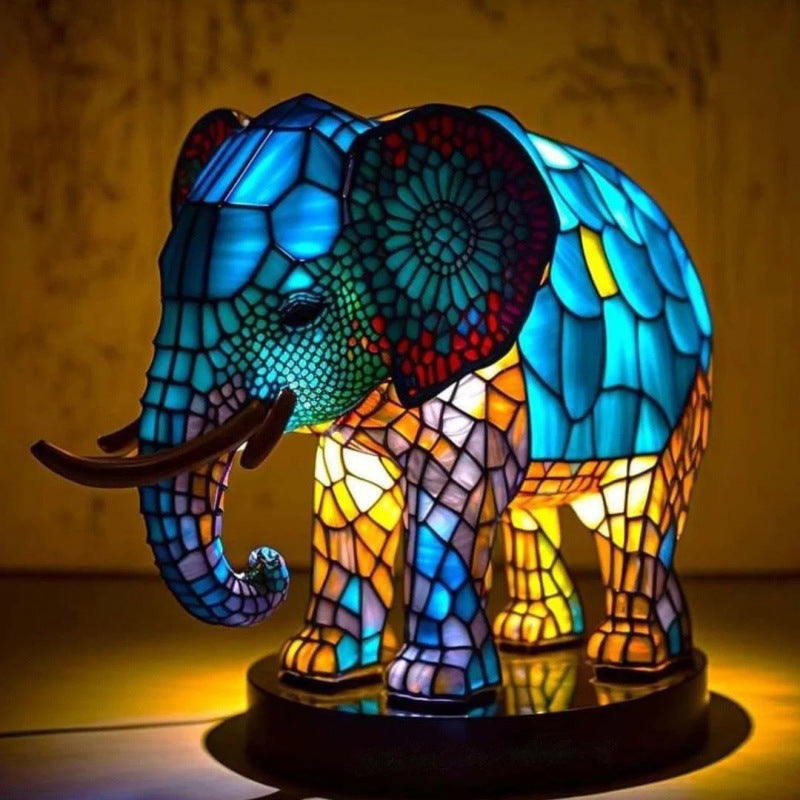 3D Animal Night Light Desk Lamp – Colorful Decorative Table Lamp