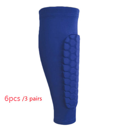 Men's Honeycomb Shank Protection Socks – Anti-Collision Non-Slip