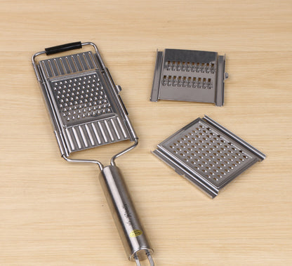 Stainless Steel Grater, Vegetable Slicer & Fruit Peeler – Multi-Function Kitchen Tool