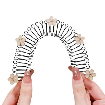 Invisible Inverted Hair Comb – Back Head Forehead Hair Band for Women