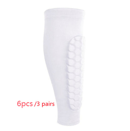 Men's Honeycomb Shank Protection Socks – Anti-Collision Non-Slip