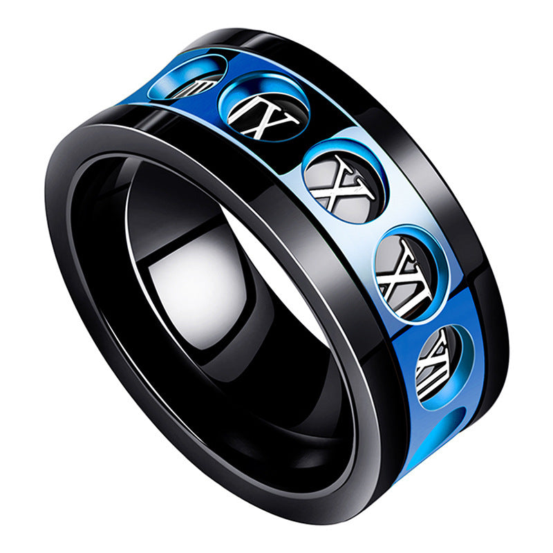 Titanium Steel Hip Hop Ring – Personality Simplicity Jewelry