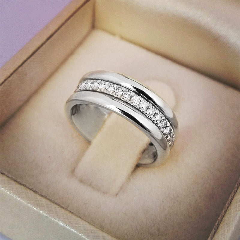 Rhinestone Copper Plated Ring – Gold & White Gold Fashion Jewelry