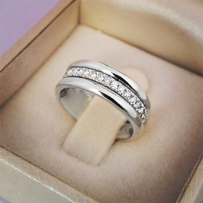 Rhinestone Copper Plated Ring – Gold & White Gold Fashion Jewelry