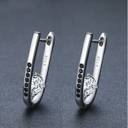U-Shaped Copper Earrings – Simple All-Matching Natural Style for Women