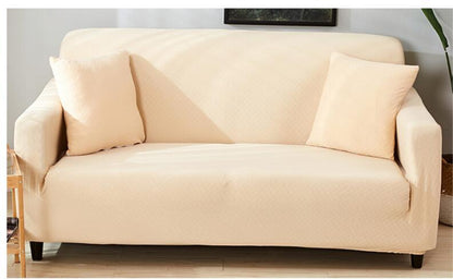 Solid Color Universal Elastic Sofa Cover – Stretch Sleeve Slipcover for Living Room