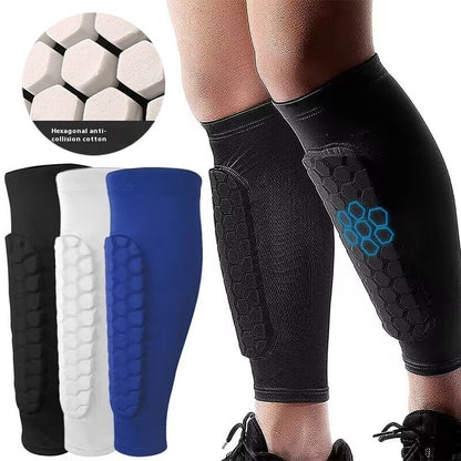 Men's Honeycomb Shank Protection Socks – Anti-Collision Non-Slip