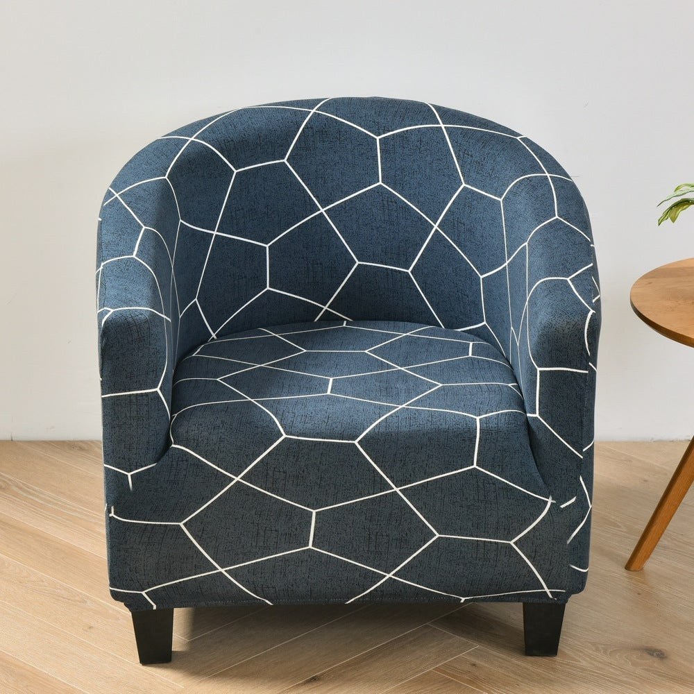 Elastic round spandex Non-slip single sofa cover
