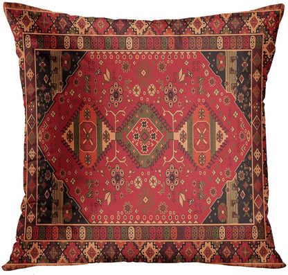 Persian Ethnic Linen Bohemian Pillowcase – Decorative Cushion Cover for Sofa & Home