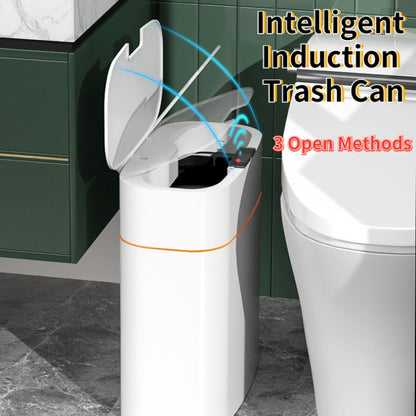 Smart Sensor Trash Can with Lid – Auto Open, UV Sterilization & Odor Control