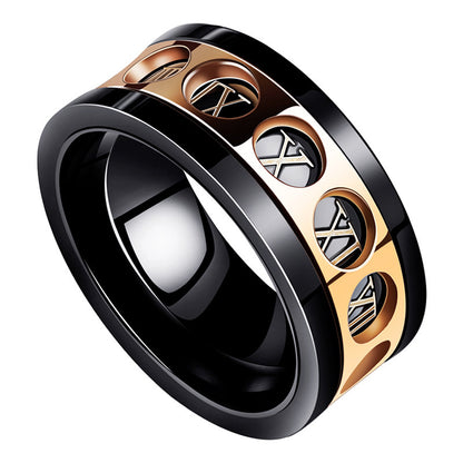 Titanium Steel Hip Hop Ring – Personality Simplicity Jewelry