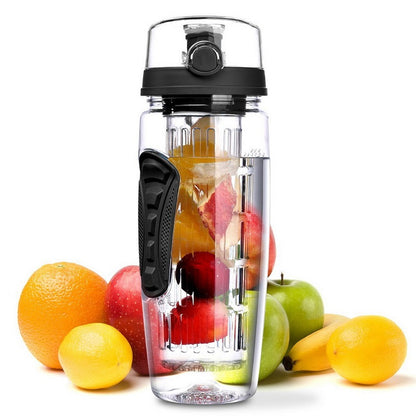 32oz Fruit Infuser Water Bottle – BPA-Free Sport Bottle for Juice & Detox
