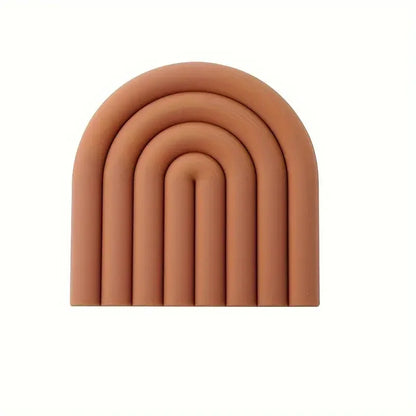 Cloud-Shaped Silicone Coasters – Multi-Color Heat-Resistant Non-Slip Kitchen Trivets & Table Mats