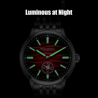 Seagull 6180 Natural Series Automatic Mechanical Watch – 39.5mm Sapphire, Stainless Steel