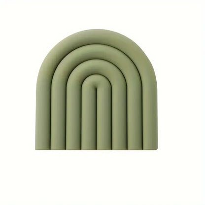 Cloud-Shaped Silicone Coasters – Multi-Color Heat-Resistant Non-Slip Kitchen Trivets & Table Mats