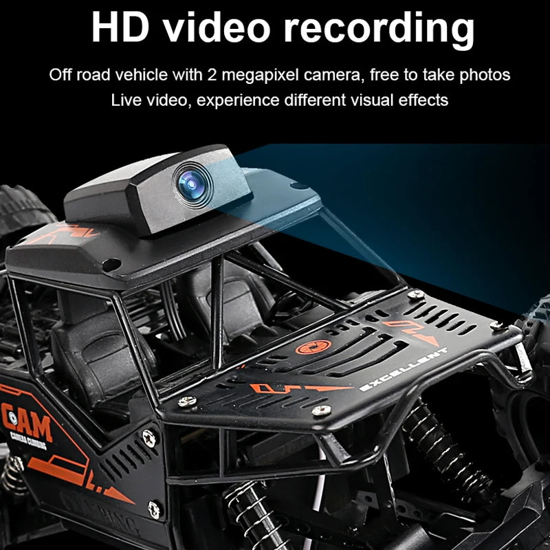 RC Car With HD Camera FPV WiFi 1:18 – 2.4G SUV Remote Control Stunt Car
