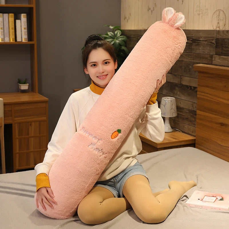 Cute Cartoon Long Plush Boyfriend Pillow – Soft Sleeping Cushion for Sofa & Bed | 100, 130 & 160cm