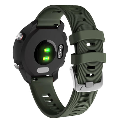 Quick Release Silicone Sport Strap for Garmin Forerunner 55 / 158 / 245 / 645 / Venu – 20mm Watchband
