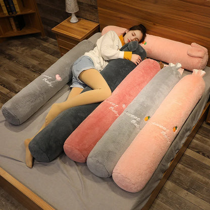 Cute Cartoon Long Plush Boyfriend Pillow – Soft Sleeping Cushion for Sofa & Bed | 100, 130 & 160cm