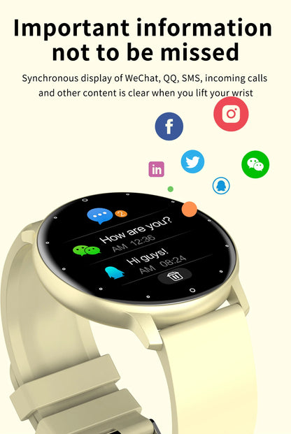 LIGE Sport Smartwatch for Men & Women – Heart Rate Monitor, Waterproof Fitness Tracker