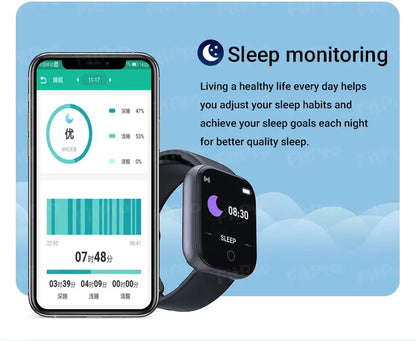 Children's Smart Digital Watch With Connected Watch Child Step Count Heart Rate Monitoring Bluetooth Wirstwatch for Men Women - BeeTrendyShop.COM