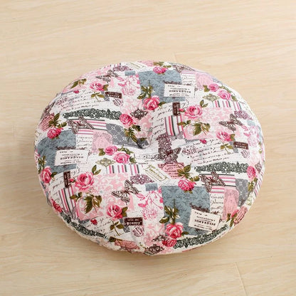 Round Floor Cushion 40–70cm – Thickened Japanese Tatami Futon for Yoga, Meditation & Bay Window