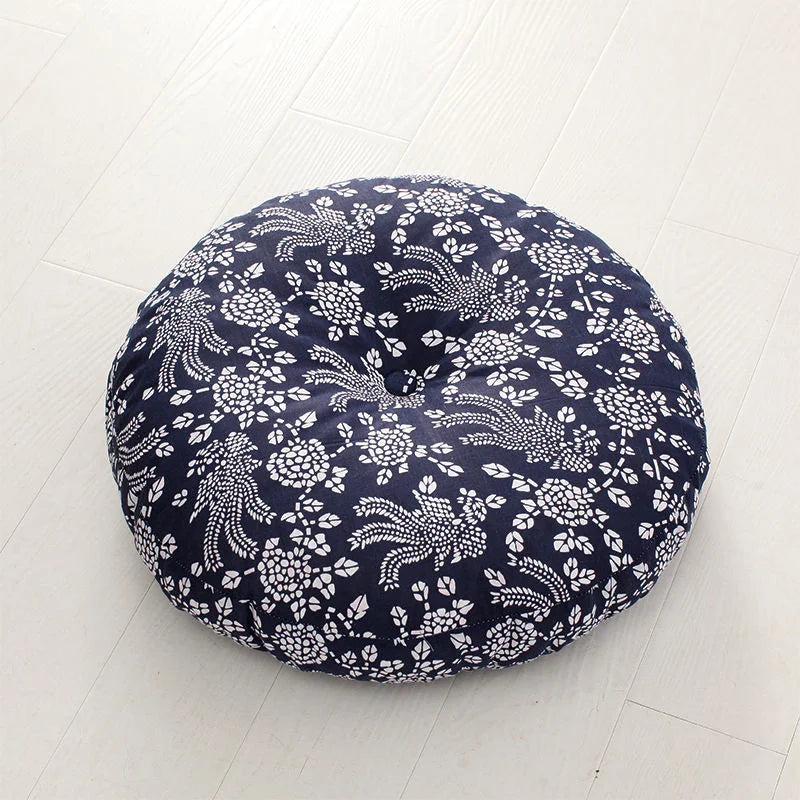 Round Floor Cushion 40–70cm – Thickened Japanese Tatami Futon for Yoga, Meditation & Bay Window