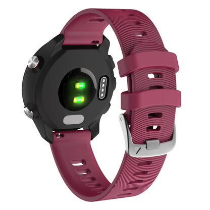 Smartwatch with a pink band on a white background