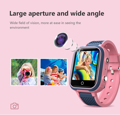 LT21 4G Kids Smartwatch – GPS, WiFi, Video Call, SOS, IP67 Waterproof, Camera & Location Tracker