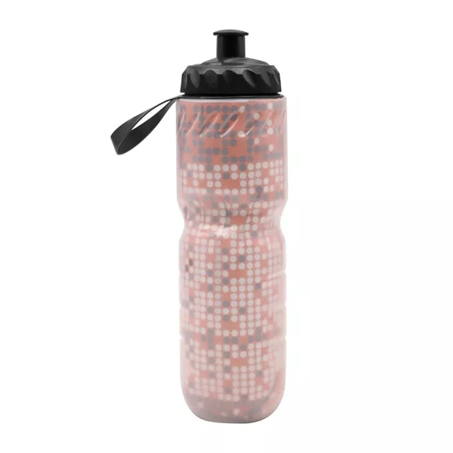 Bicycle Water Bottle 670ml – Dual Layer Thermal Insulated MTB Road Bike Sports Bottle