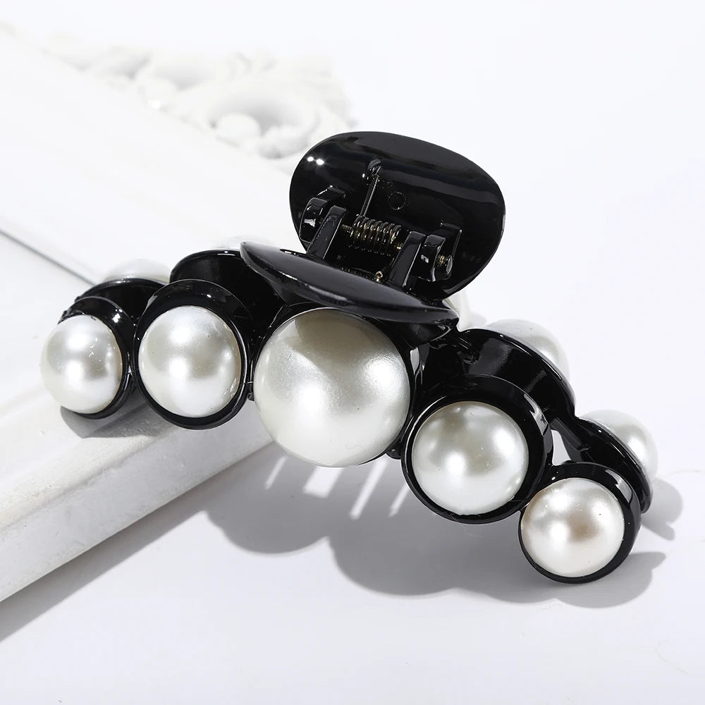 Women Big Rhinestone Hair Claws Crab Hairpins Crystal Hair Clips Barrettes Ponytail Girls Hair Accessories Ornaments Hairgrip