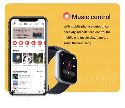 Children's Smart Digital Watch With Connected Watch Child Step Count Heart Rate Monitoring Bluetooth Wirstwatch for Men Women - BeeTrendyShop.COM
