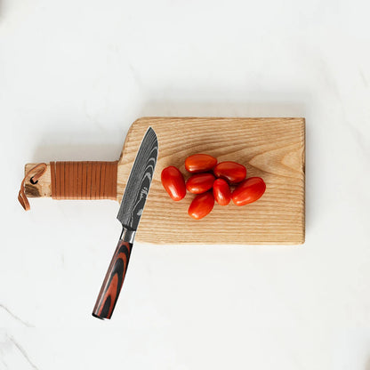 Chef Knife Set – Laser Damascus Pattern Japanese Santoku, Cleaver & Utility Knives (1-10pcs)