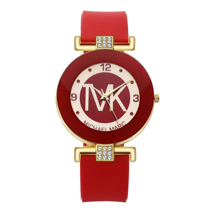 Womens Wristwatch Fashion Men Diamond Quartz Watches Silicone Luxury TVK Brand Relojes Digitales Femme Watch For Women Bracelet - BeeTrendyShop.COM