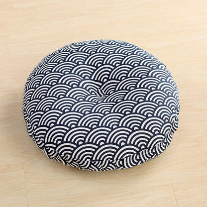 Round Floor Cushion 40–70cm – Thickened Japanese Tatami Futon for Yoga, Meditation & Bay Window