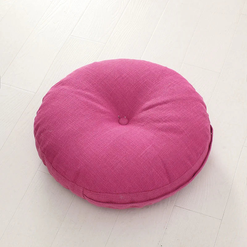 Round Floor Cushion 40–70cm – Thickened Japanese Tatami Futon for Yoga, Meditation & Bay Window