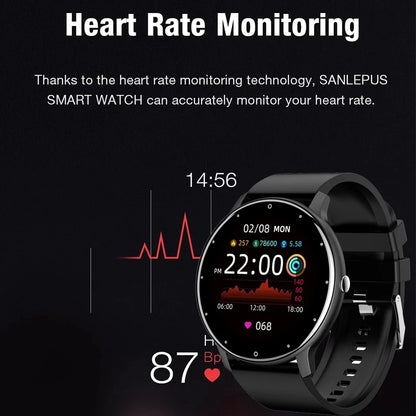 LIGE Sport Smartwatch for Men & Women – Heart Rate Monitor, Waterproof Fitness Tracker